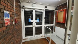 automatic swing doors