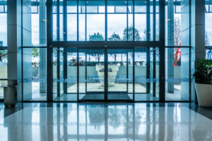 automatic sliding doors features