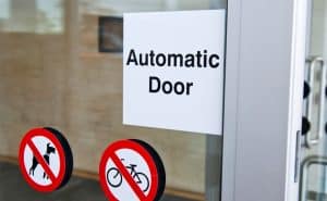 automatic door installation