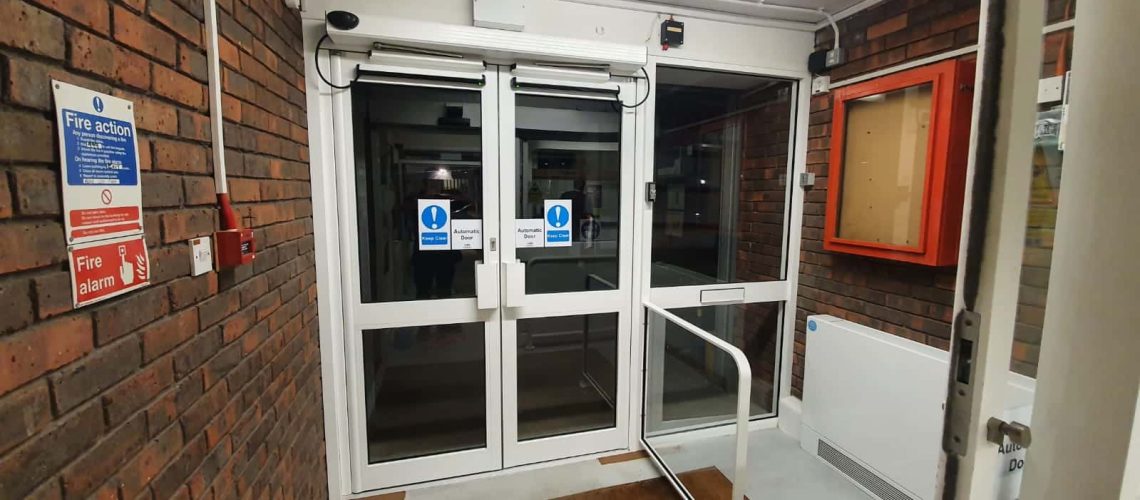 automatic swing doors