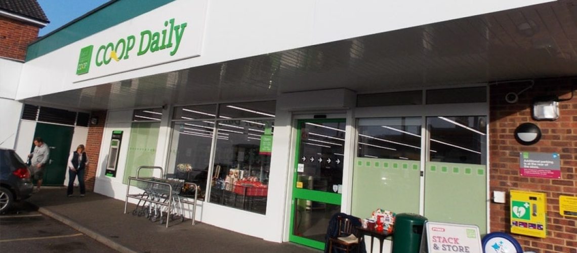 automatic sliding entrance doors for the co op
